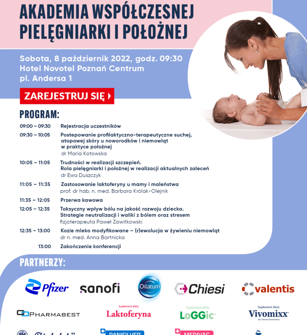 Bezpłatna konferencja stacjonarna dla pielęgniarek i położnych – 08.10.2022 Poznań