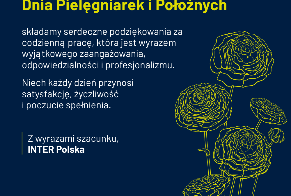 Życzenia z okazji Międzynarodowego Dnia Pielęgniarki i Położnej
